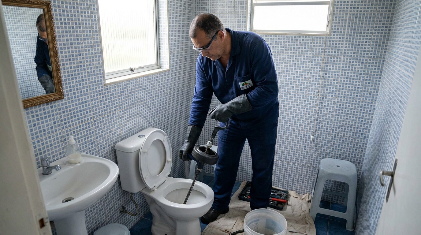 Desentupimento de vaso profissional em Macapá‑AP
